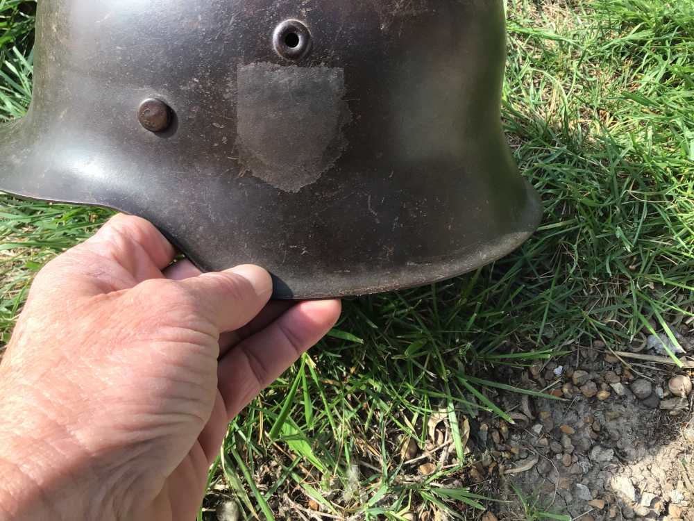 Original WWII German M42 Helmet W/Liner - NS68 Shell-img-0
