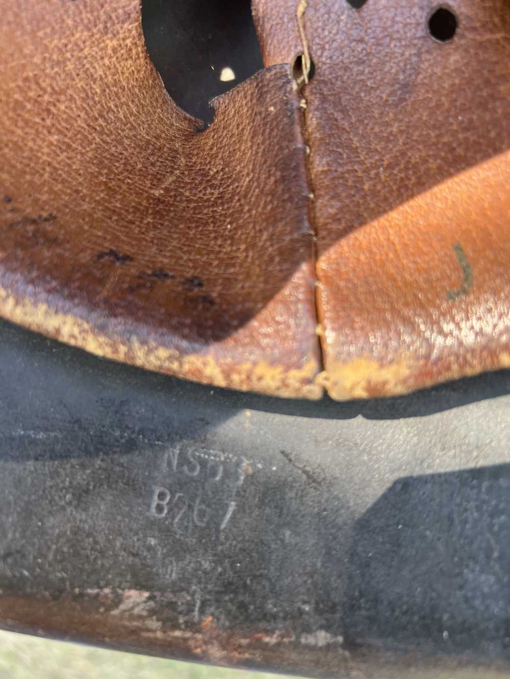 Original WWII German M42 Helmet W/Liner - NS68 Shell-img-7