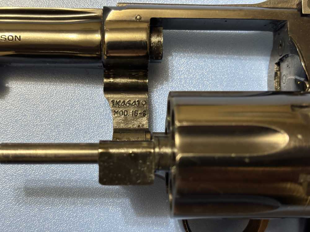 Smith & Wesson Model 15-3 4" .38Spl Blued 6-Shot Revolver Very Clean Piece-img-23