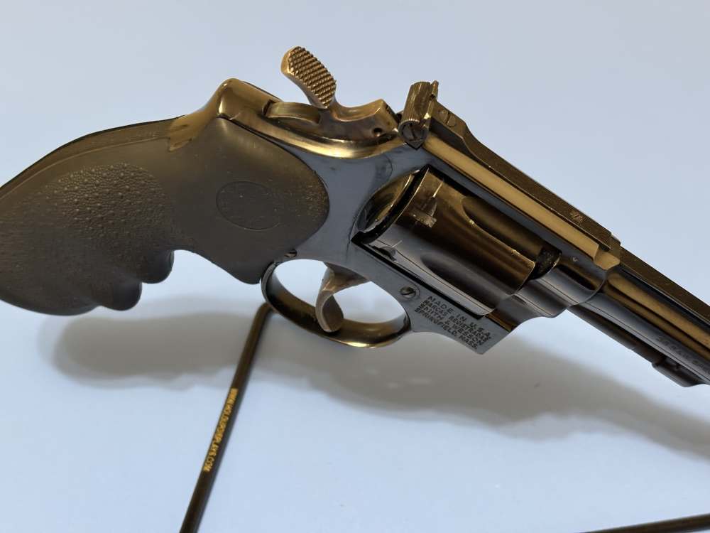Smith & Wesson Model 15-3 4" .38Spl Blued 6-Shot Revolver Very Clean Piece-img-6