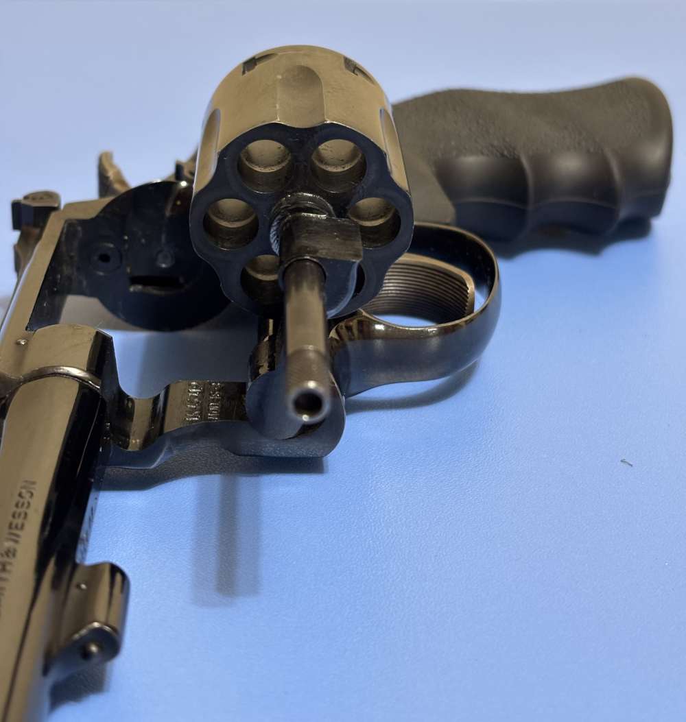 Smith & Wesson Model 15-3 4" .38Spl Blued 6-Shot Revolver Very Clean Piece-img-32