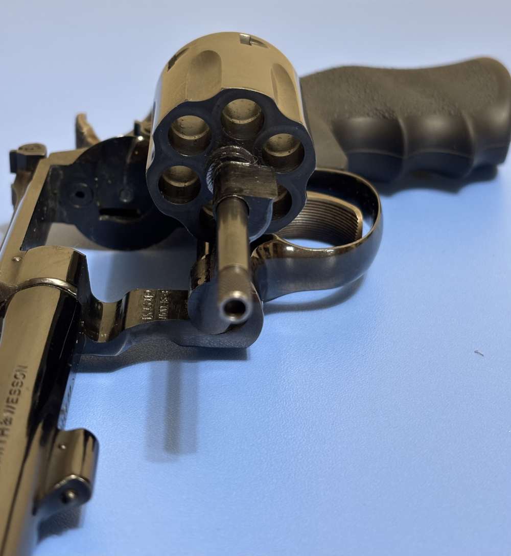 Smith & Wesson Model 15-3 4" .38Spl Blued 6-Shot Revolver Very Clean Piece-img-31
