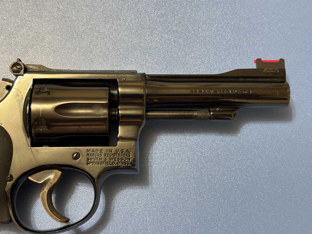Smith & Wesson Model 15-3 4" .38Spl Blued 6-Shot Revolver Very Clean Piece-img-21