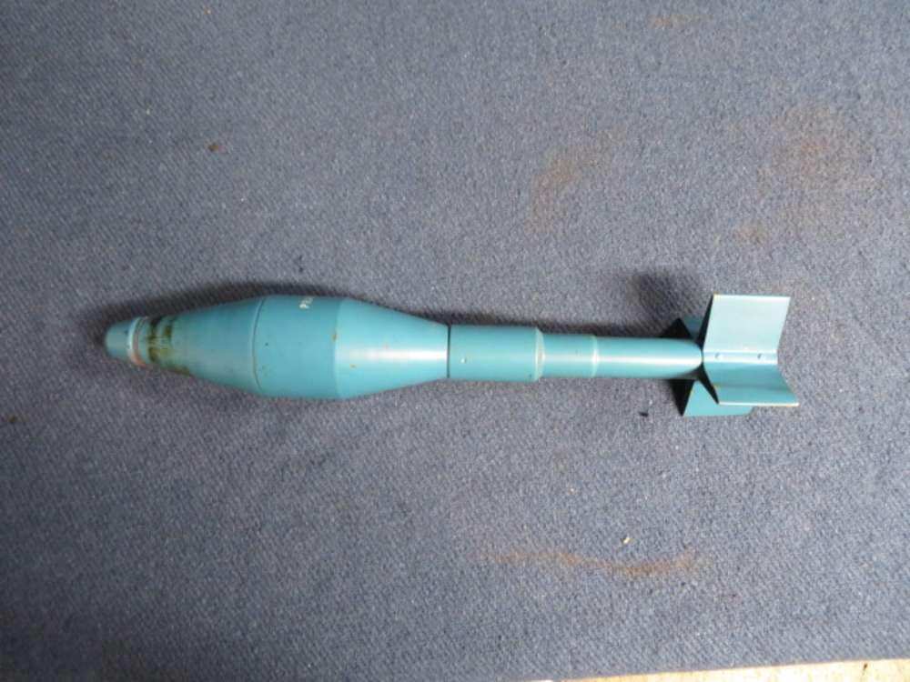 VIETNAM WAR US M31 PRACTICE RIFLE GRENADE-DATED 1964-W/ TUBE-img-4