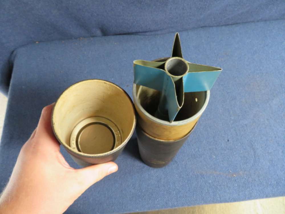VIETNAM WAR US M31 PRACTICE RIFLE GRENADE-DATED 1964-W/ TUBE-img-17