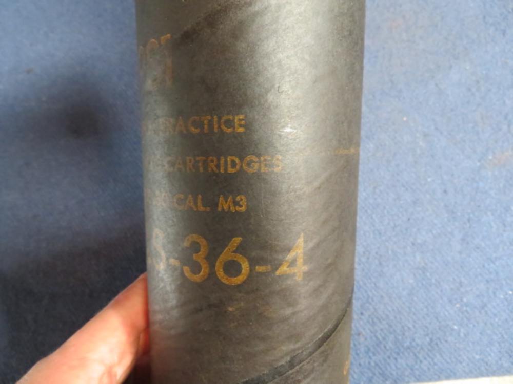 VIETNAM WAR US M31 PRACTICE RIFLE GRENADE-DATED 1964-W/ TUBE-img-13