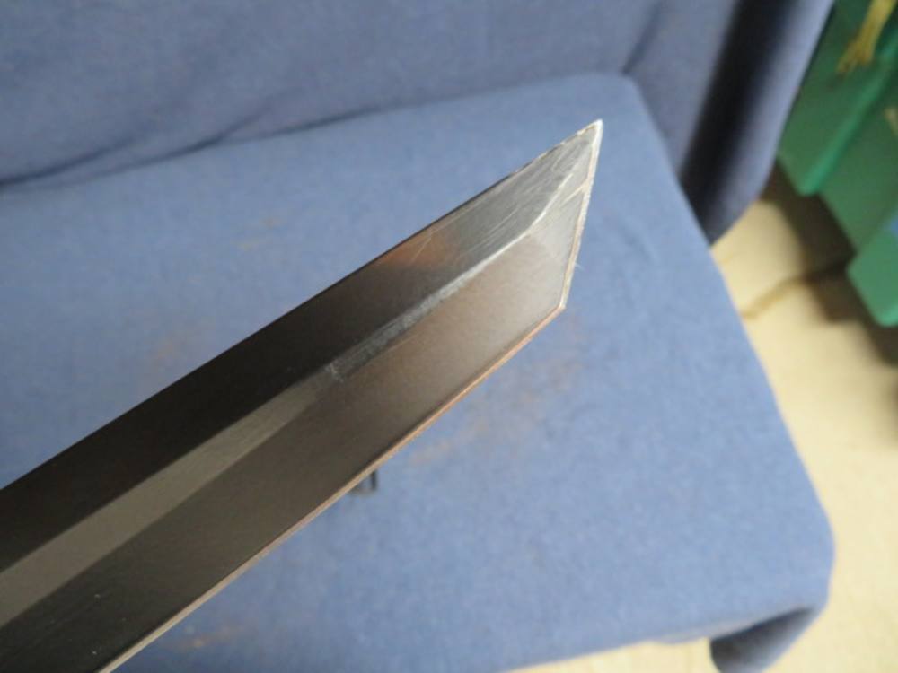 KA-BAR MODEL 1245 COMBAT FIGHTING KNIFE W/ SHEATH-SERRATED TANTO BLADE-img-10