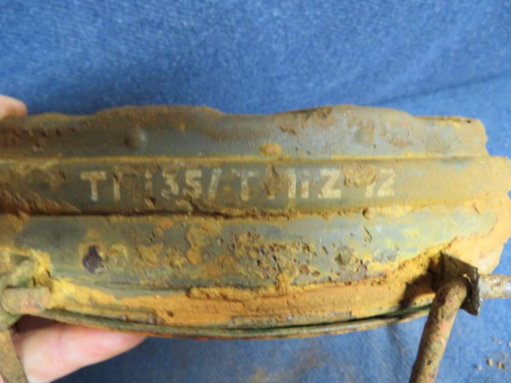 WWII GERMAN TELLERMINE 35 STAHL ANTI-TANK LAND MINE-ORIGINAL-img-13