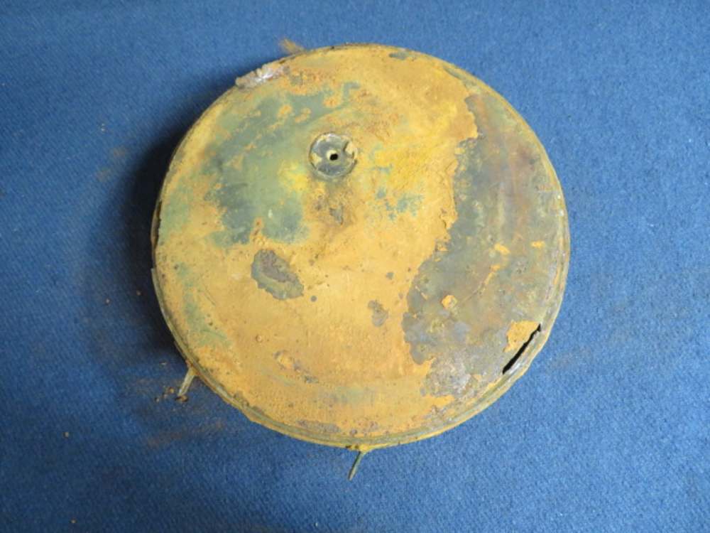 WWII GERMAN TELLERMINE 35 STAHL ANTI-TANK LAND MINE-ORIGINAL-img-9