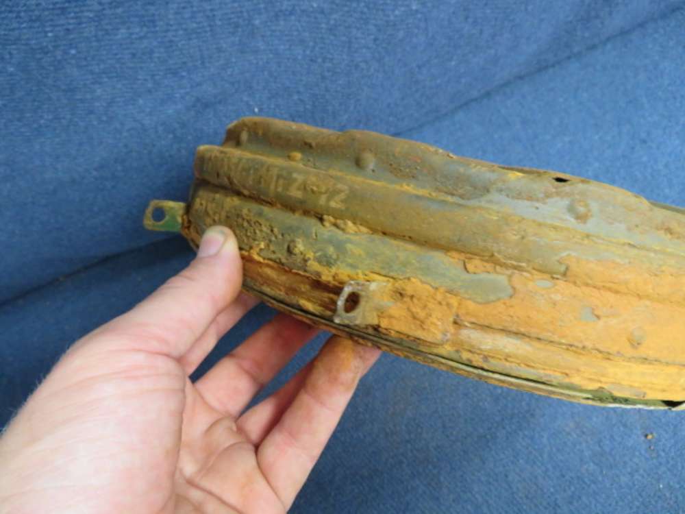 WWII GERMAN TELLERMINE 35 STAHL ANTI-TANK LAND MINE-ORIGINAL-img-5