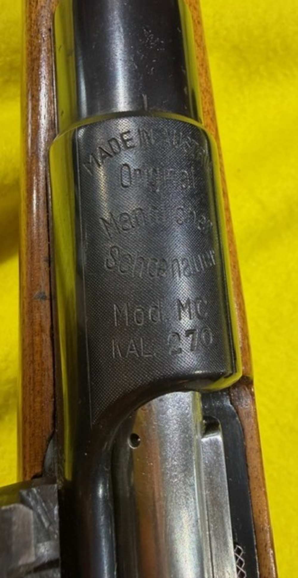 MANNLICHER SCHOENAUER, 270 WIN, WITH PECAR OPTIC GOOD CONDITION-img-2