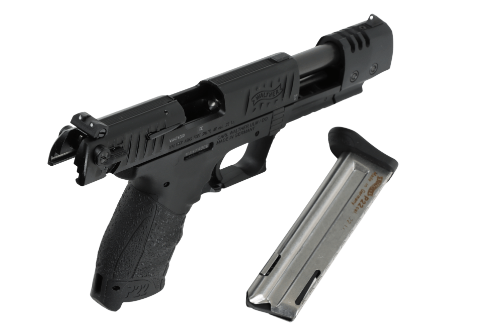 Walther P22 Target CA .22 LR Pistol 5" Barrel 10+1 Black-img-6