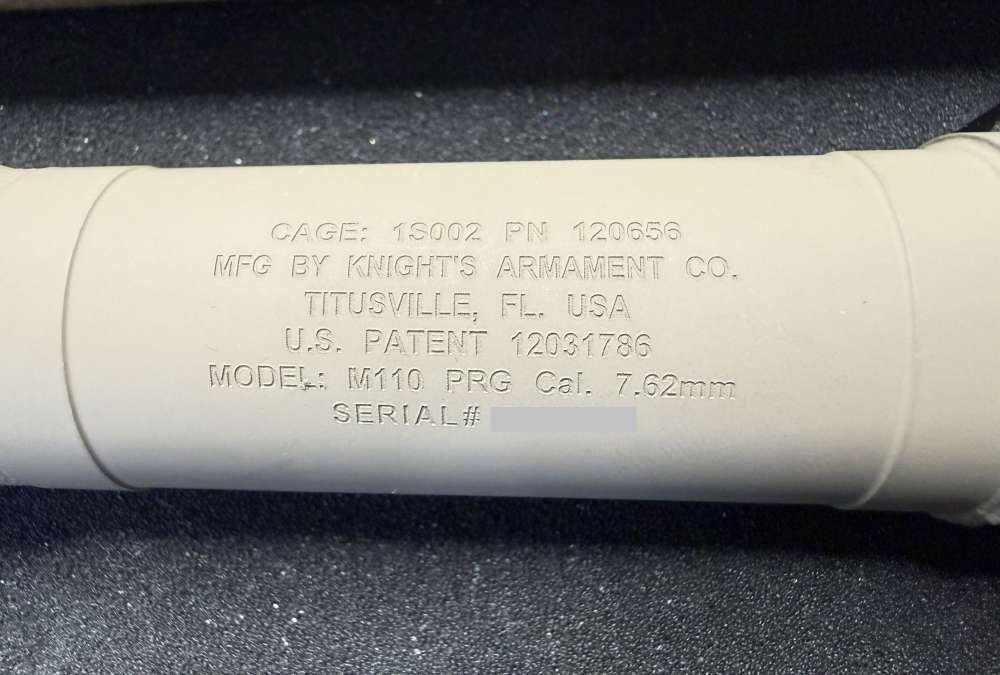 Knights Armament M110 PRG Suppressor - NIB-img-1