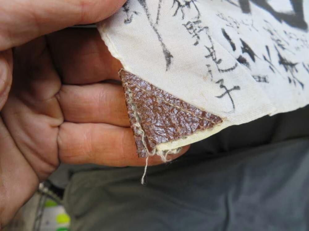 JAPANESE WWII SOLDIERS HINOMARU MEATBALL FLAG W/ SIGNED KANJI CHARACTERS-img-10