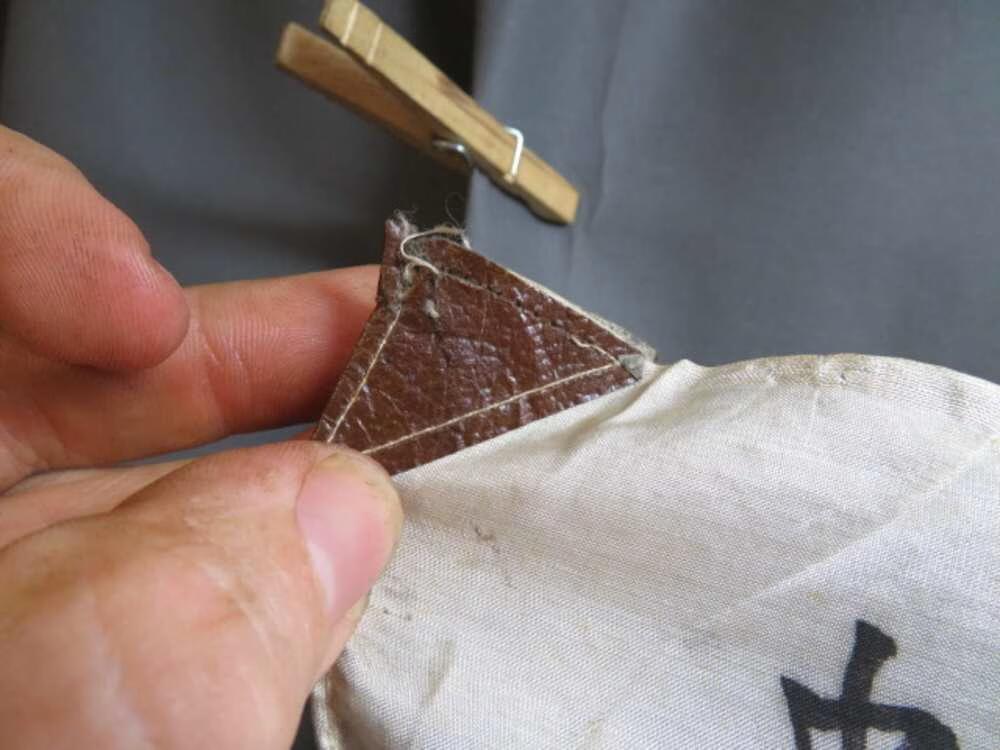 JAPANESE WWII SOLDIERS HINOMARU MEATBALL FLAG W/ SIGNED KANJI CHARACTERS-img-11