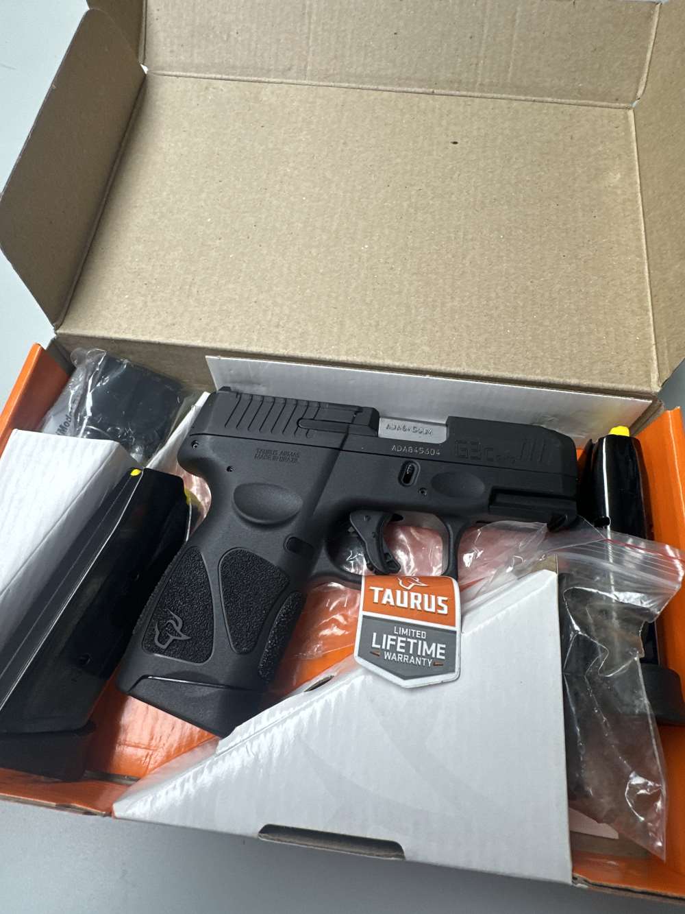 Taurus G3C 9mm Brand New with magazines -img-0