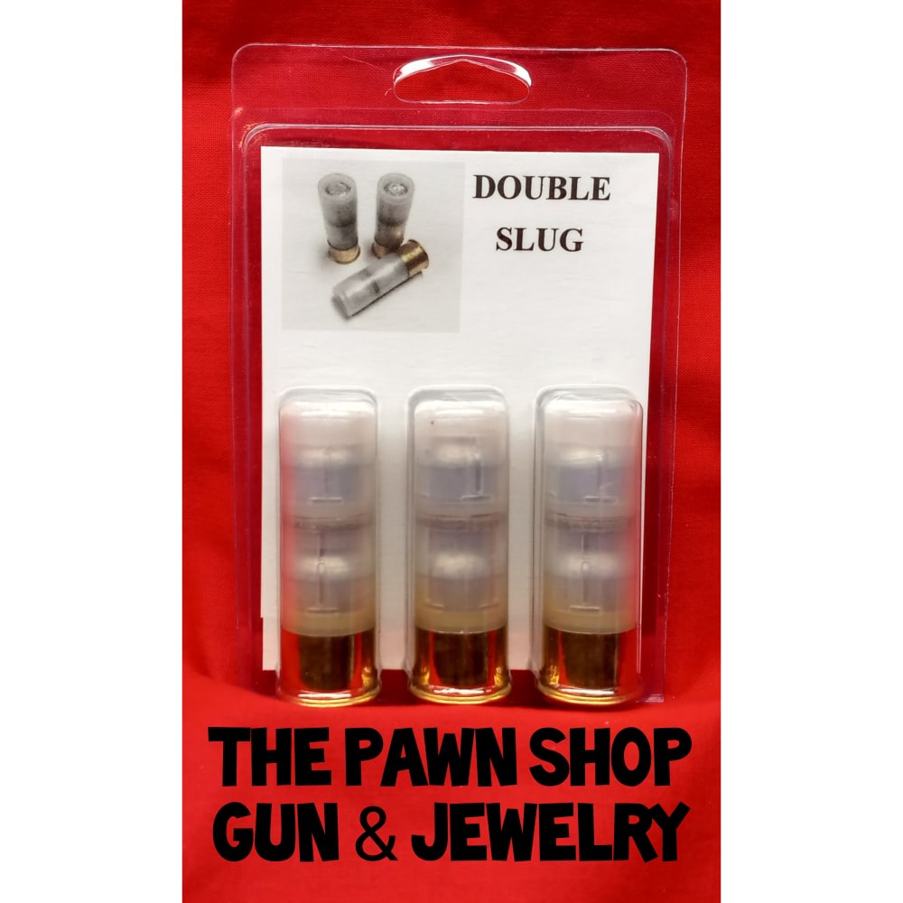 Paraklese Technologies Double Slug 12 Ga Ammo 3 pk Exotic Shotshell-img-0