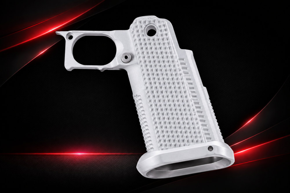 Grip & Magwell Kit - Raw Aluminum-img-1