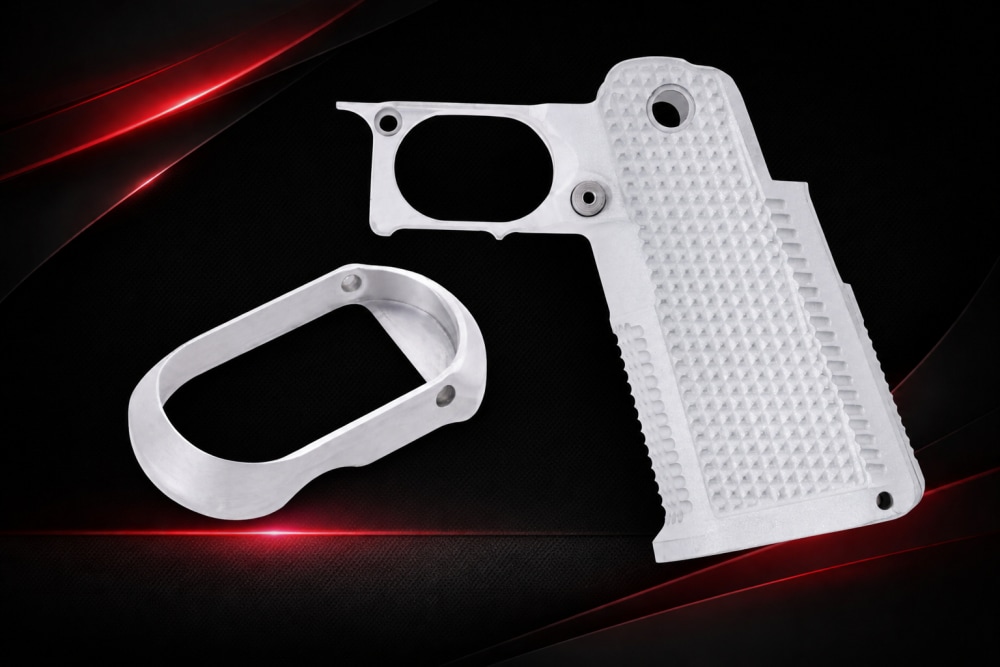 Grip & Magwell Kit - Raw Aluminum-img-0