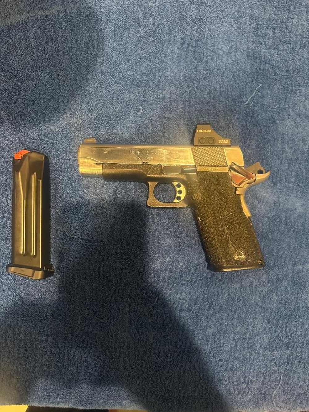 BUL armory 1911 A , Built for springfield, Optic cut with holosun 407k-img-3
