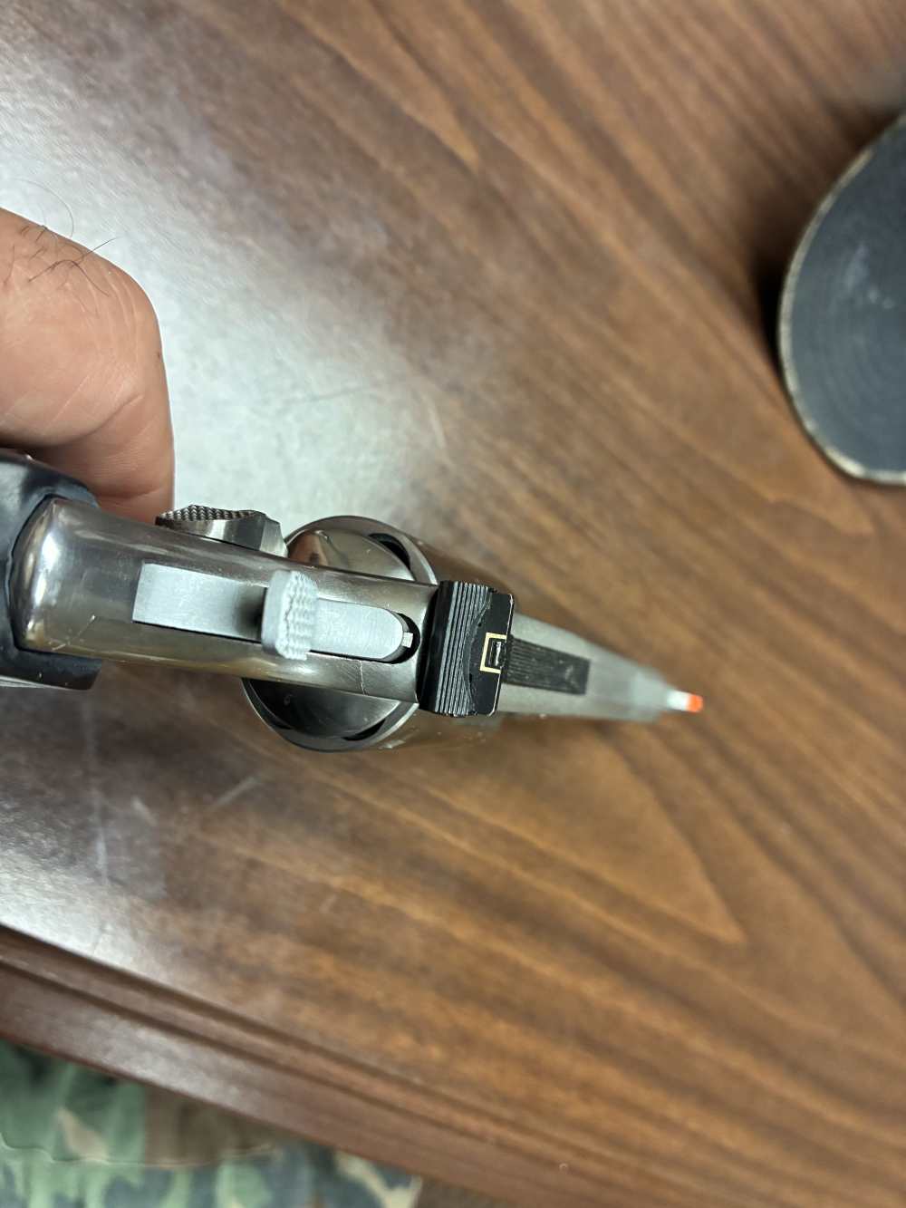 Smith & Wesson 66 Combat Magnum 357 mag, 4” barrel, Stnls  excond 1975-img-4