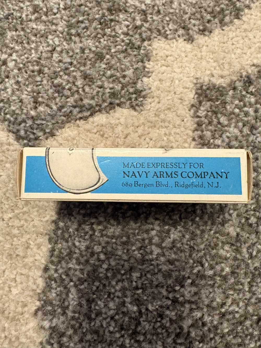 . 41 Short Rim-Fire Ammo Navy Arms Co box of 50 NOS Minty cartridges -img-1