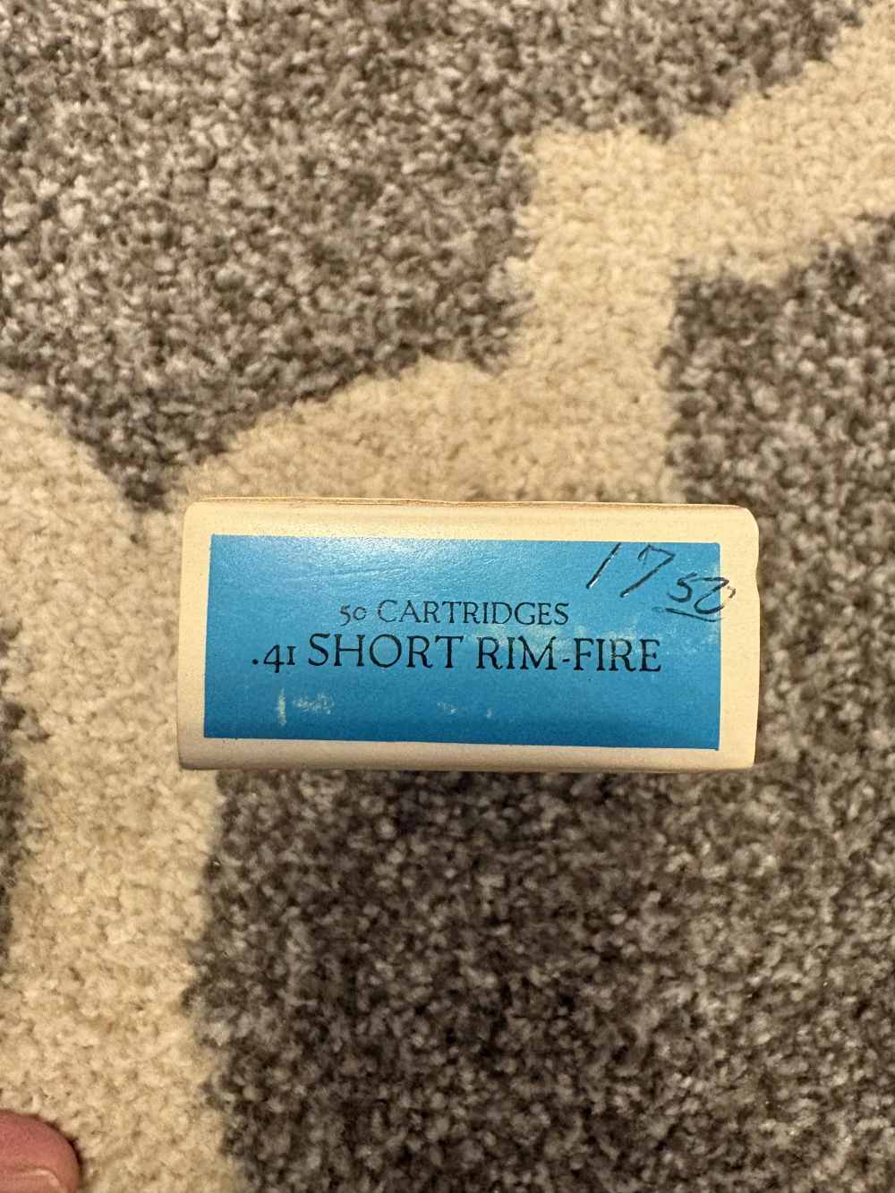 . 41 Short Rim-Fire Ammo Navy Arms Co box of 50 NOS Minty cartridges -img-4