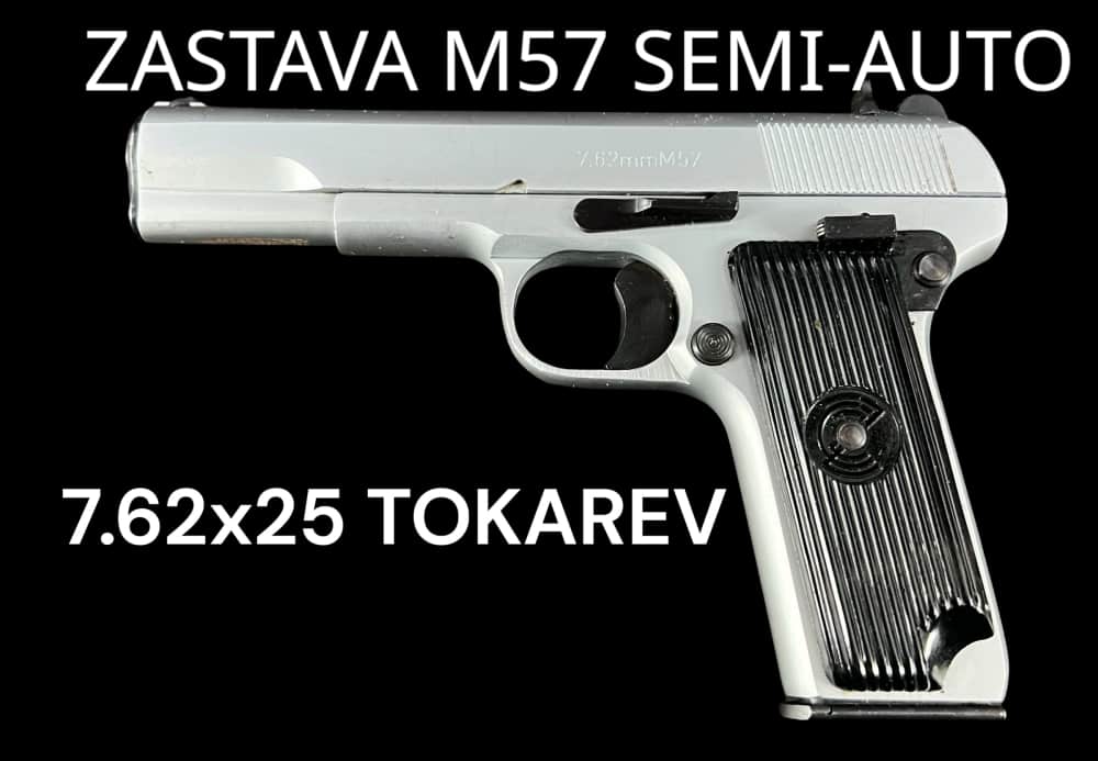 ZASTAVA  M57 SEMI-AUTO PISTOL - 7.62X25 TOKAREV - 9 RD MAG - PENNY START-img-0