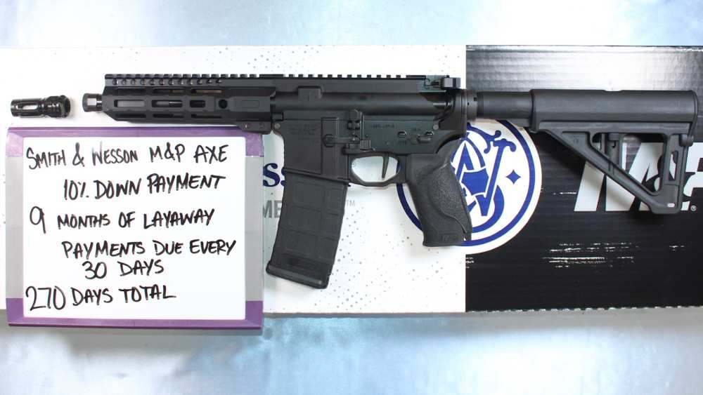 Smith & Wesson M&P15 AXE 300BLK 8" Barrel, LAYAWAY AVAILABLE!-img-0
