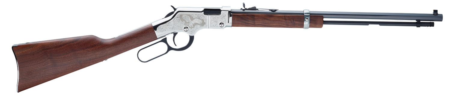 Henry Golden Boy Silver Eagle 2nd Edition 22 LR Rifle 20 American Walnut H0-img-0