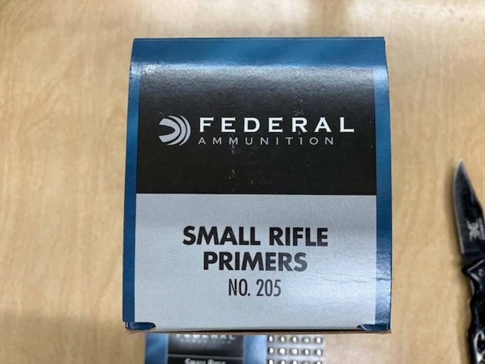 Federal 205 Small Rifle Primers 1000pcs-img-0