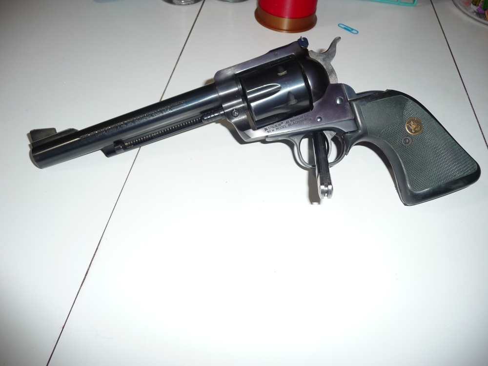 NEW MODEL RUGER BLACK HAWK IN A 6-1/2 " 41 REMINGTON MAGNUM-img-0