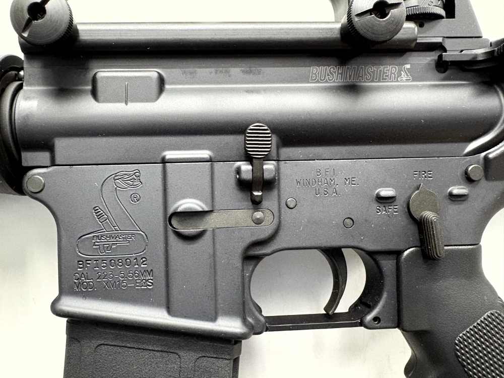 Bushmaster XM15-E2S with Brake, Rails and adj sights - make a bid!-img-8