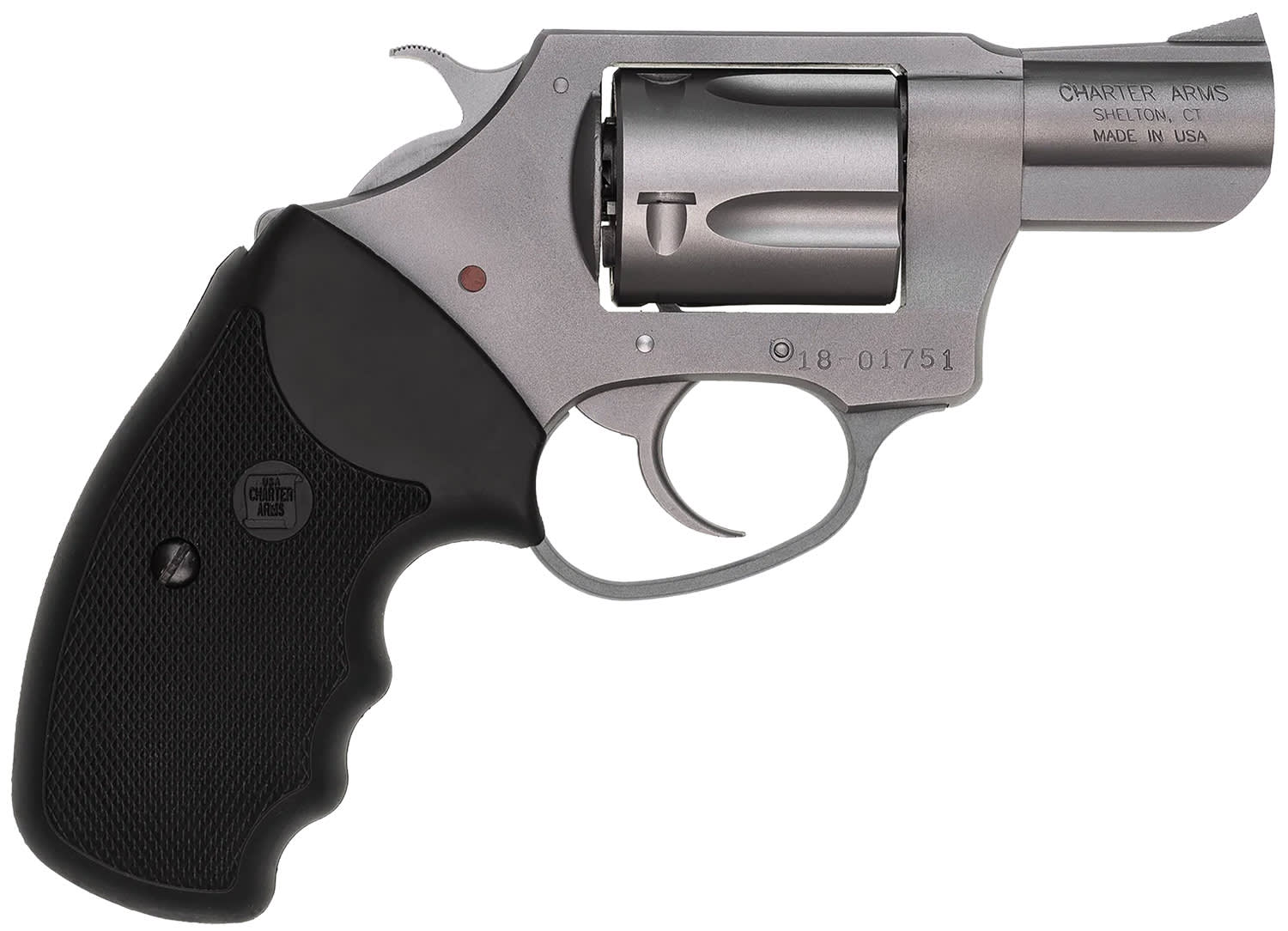 Charter Arms Undercover 38 Special Revolver 2 Stainless/Black 73820-img-0