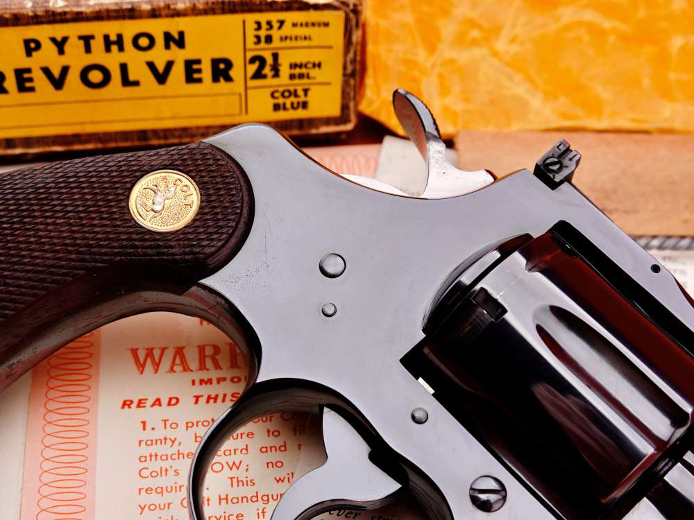 HOLY GRAIL 1ST GEN. 1964 COLT PYTHON 2.5" ROYAL BLUE .357 MAGNUM - COMPLETE-img-12