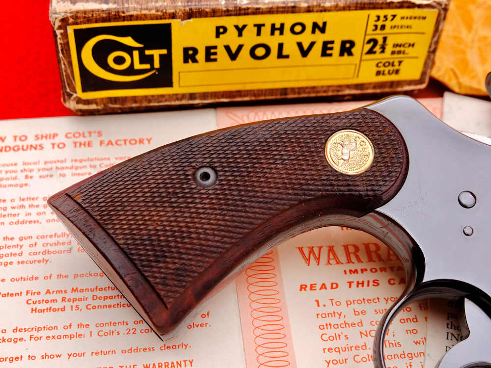 HOLY GRAIL 1ST GEN. 1964 COLT PYTHON 2.5" ROYAL BLUE .357 MAGNUM - COMPLETE-img-13