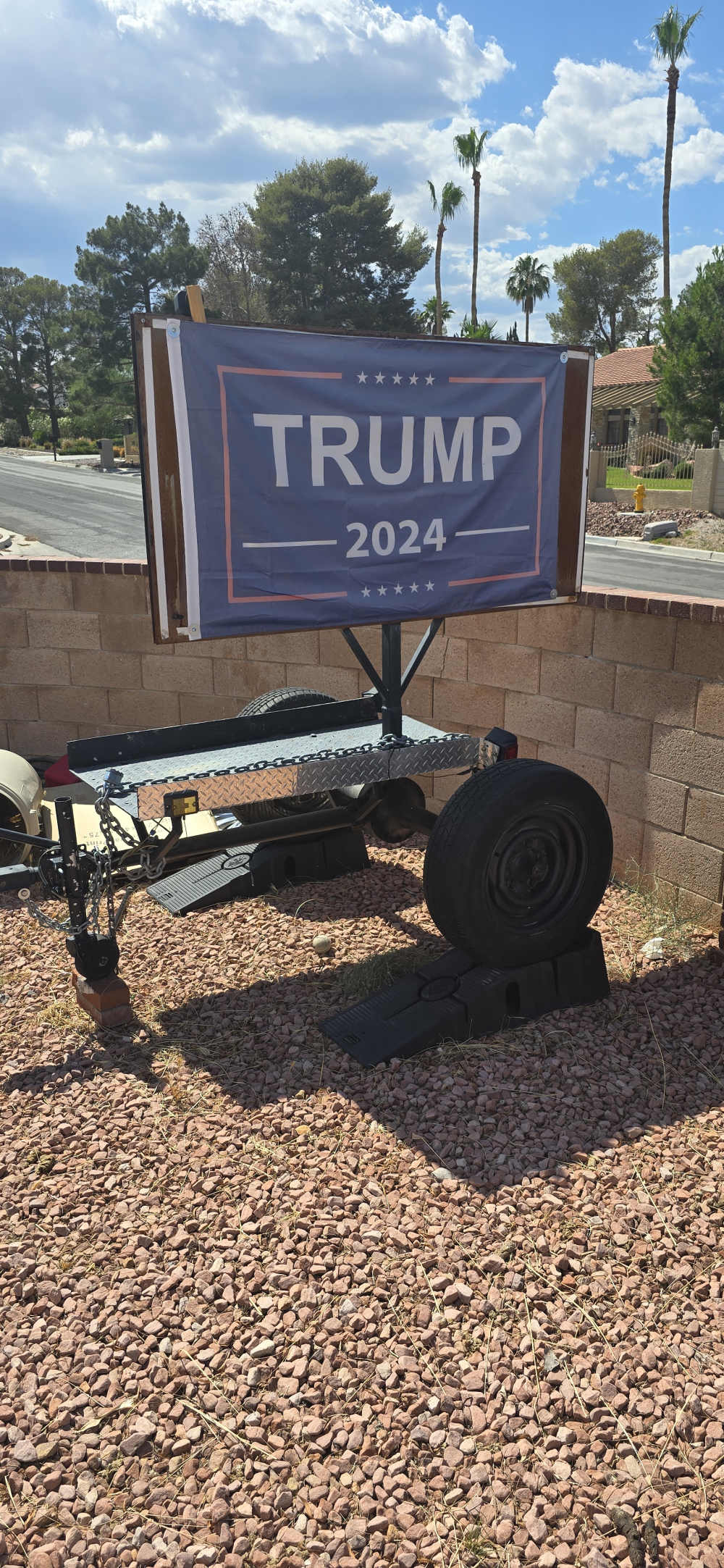 100% STEEL  AD  TRAILER w/ signage   make offer-img-0