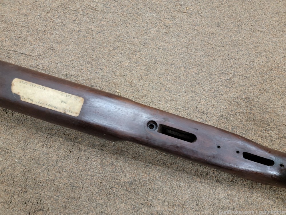 US Military Stock For A Remington M 513T 22Cal. Rifle FJA Crossed Cannon -img-9