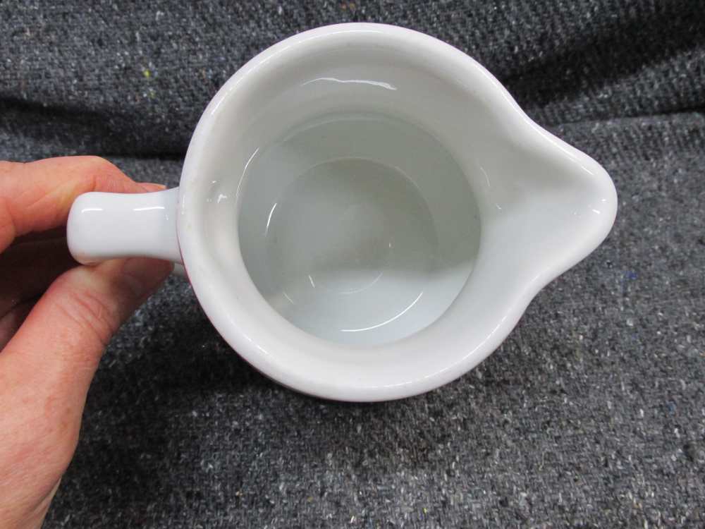 3 PIECES VINTAGE 1930'S-1950'S U.S. ARMY MEDICAL CORPS MESS CREAMER, SUGARS-img-10