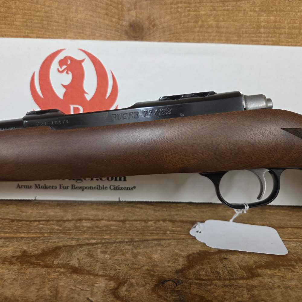 Ruger M77/22 .22 Hornet 20" Thrd BBL Walnut Stock-img-8