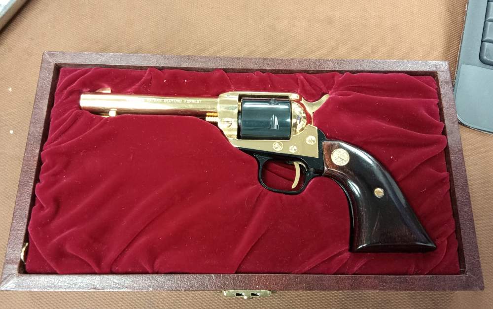 Colt Frontier Scout .22LR. Commemorative Revolver -img-0