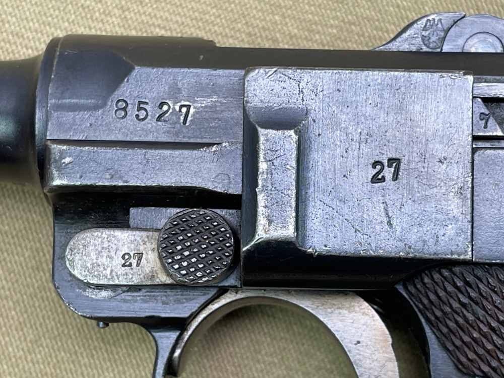 WWII BRITISH CAPTURE German DWM 1920 Luger P08 Pistol 9mm C&R-img-9
