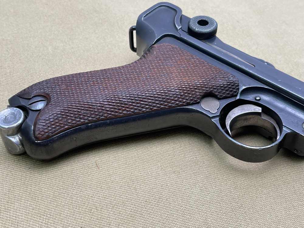 WWII BRITISH CAPTURE German DWM 1920 Luger P08 Pistol 9mm C&R-img-3