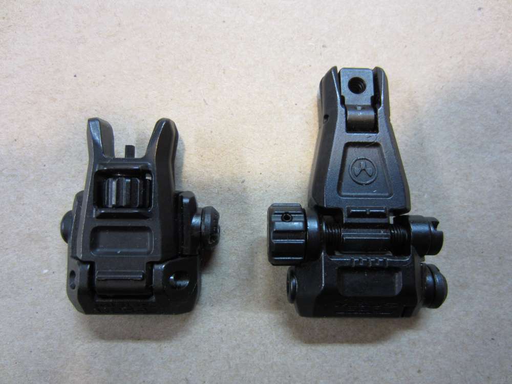 MBUS PRO Front and Rear Sight Set Steel MAG275 & MAG276-img-1