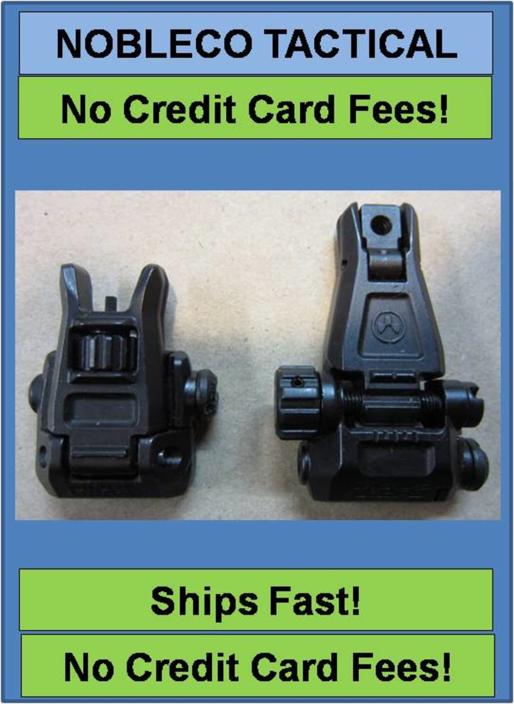 MBUS PRO Front and Rear Sight Set Steel MAG275 & MAG276-img-0
