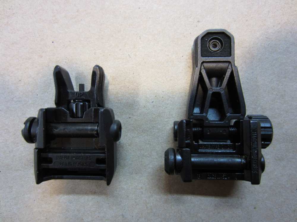 MBUS PRO Front and Rear Sight Set Steel MAG275 & MAG276-img-2