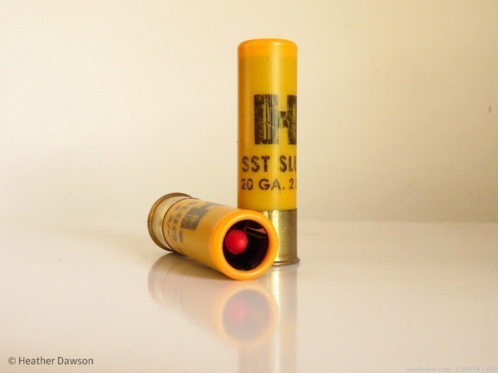 20 Gauge Hornady SST Sabot Slug 250gr 20 ga 2 3/4" ammo #86232-img-2