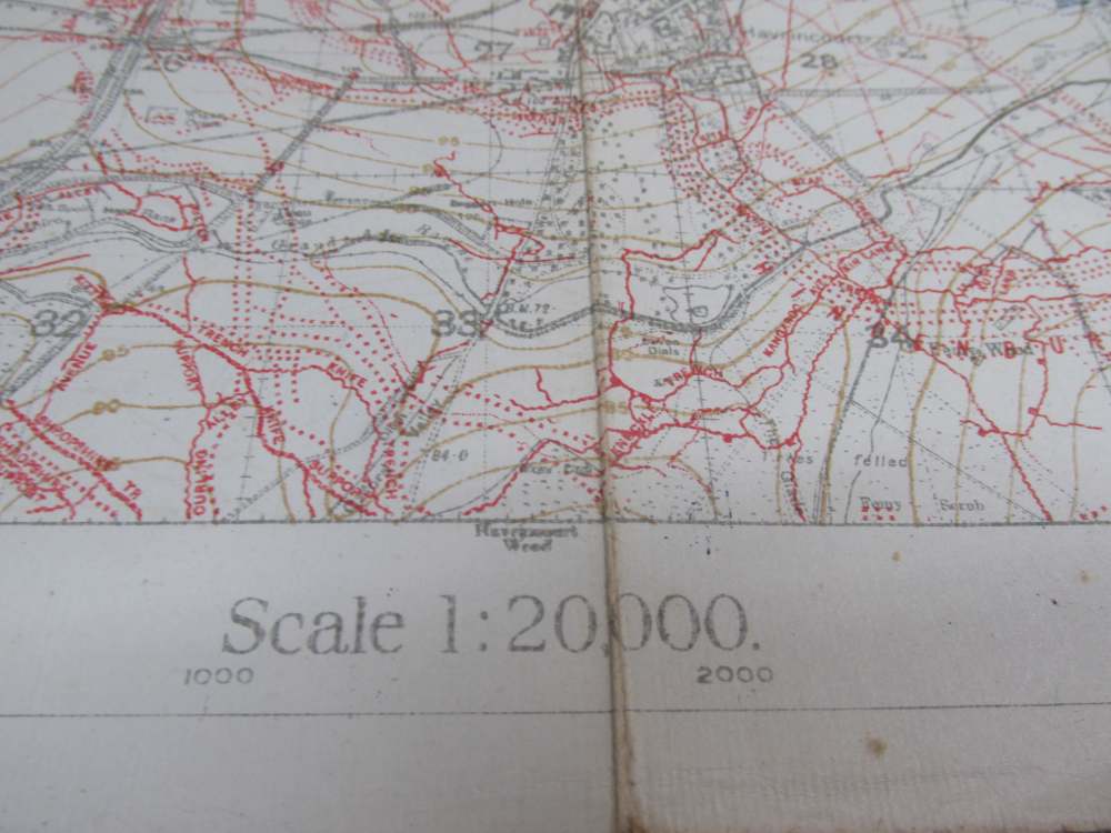 4 PIECES WWI MAP OF FRANCE, RIFLE HANDBOOK, OFFENSIVE COMBAT, INFANTRY-img-8