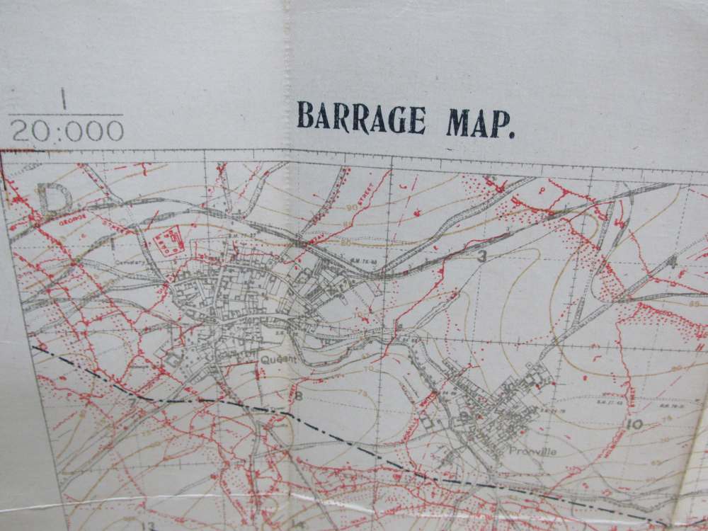 4 PIECES WWI MAP OF FRANCE, RIFLE HANDBOOK, OFFENSIVE COMBAT, INFANTRY-img-3