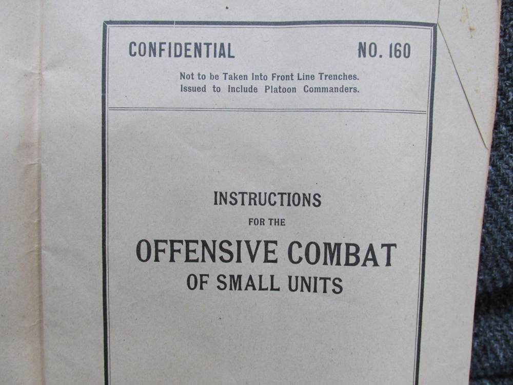 4 PIECES WWI MAP OF FRANCE, RIFLE HANDBOOK, OFFENSIVE COMBAT, INFANTRY-img-22
